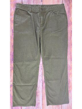 Prana Mens Olive Jeans Size 42x30